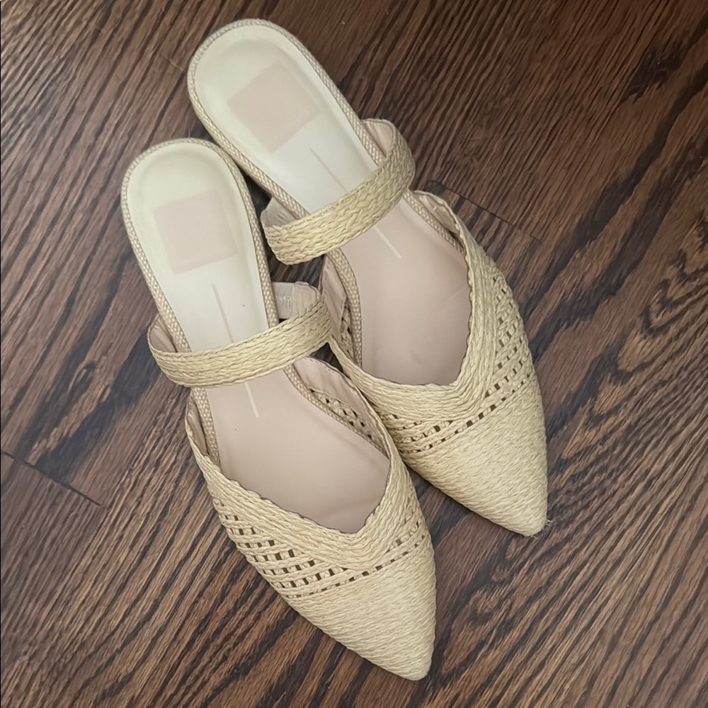 Dolce Vita Raffia Slides